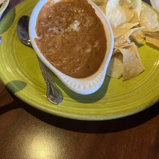 Spicy bean dip