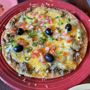 Mexican Pizza - With ground beef