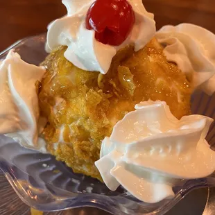 Fried ice cream