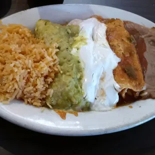 This is the dinner my daughter got.