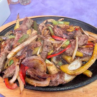 Sizzling Beef Fajitas