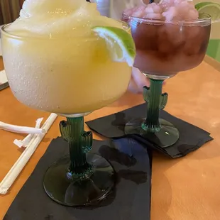 Mango and Raspberry Margaritas