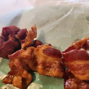 Crispy bacon. Mmm.