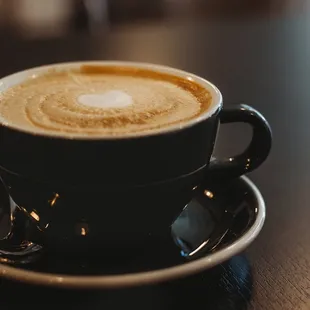 We feature a large selection of coffee and espresso drinks.