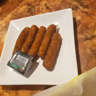 Cheese sticks appetizer