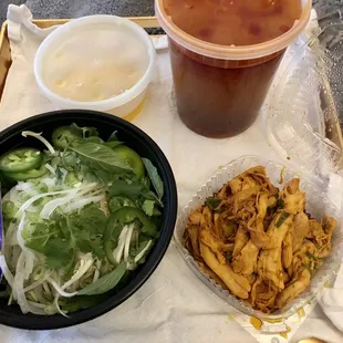 Special Chicken with Spicy Broth and Nuoc Beo - Fatty Juice