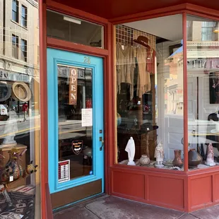 View of the front door entrance