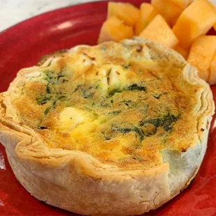 Spinach Feta Quiche