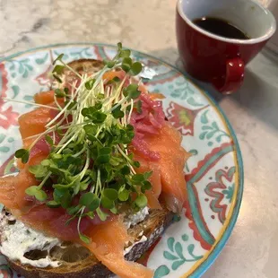 Lox Toast