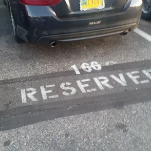 Photo of the vehicle this complex should have towed for parking in this poor disabled mans spot instead of the people making him his meals.