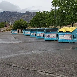 Recycling center at the Manzano Multi-cultural center