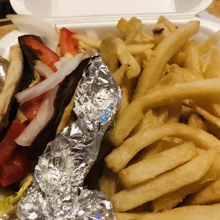 Phenomenal Gyro! Great fries, too. Check out Manzolina's! 10/10