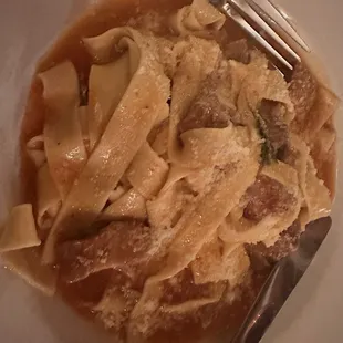 Pappardelle con Brasato di Maiale