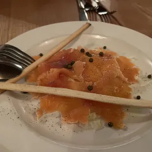 Carpaccio di Salmone Con Finocchio