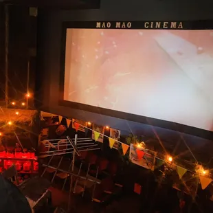 Landing above dining area