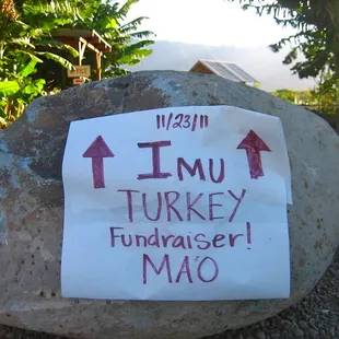 Imu Turkey fundraiser