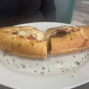 Hot Eggplant Parmigiana Hero