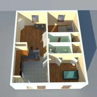 Our 2-bedroom units all feature 2 bathrooms so tenants do have have to share, and each bathroom opens to the living room so g...