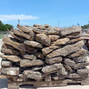 Colorado moss drystack (great for natural, rustic walls).