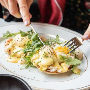 Alaskan King Crab Eggs Benedict