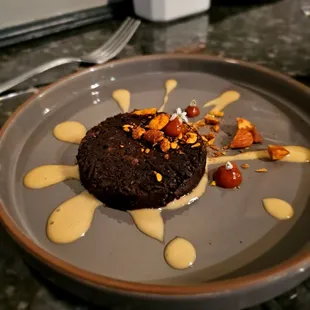 a plate of food on a table