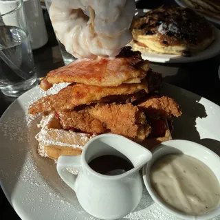 Texas Chicken & Bacon Waffles