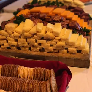 Meat and Cheese platter provided by Maple Creek Restaurant Catering