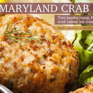 Maple Creek Restaurant signature item, Crab Cakes!