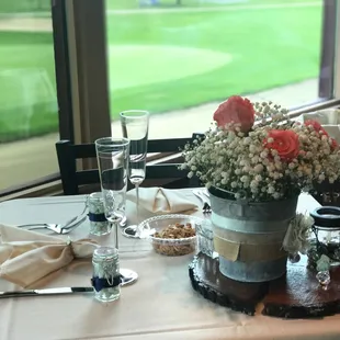 Wedding Rehearsal Dinner at Maple Creek Restaurant.