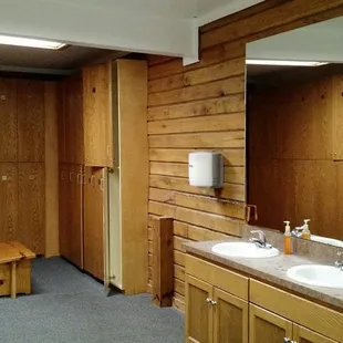Ladies locker room