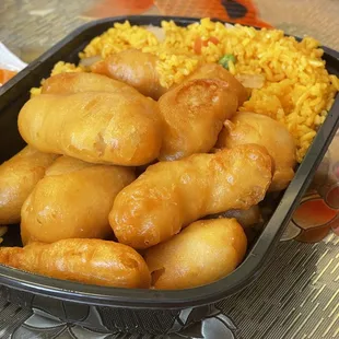 Sweet-and-sour chicken