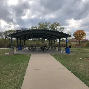 Maple Garden's comfortable outdoor dining area. Located directly across the street in Veterans Park.