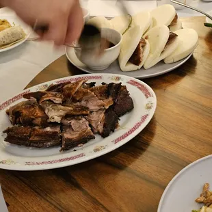 Half of a Peking Duck... the skin is used for Sliders!