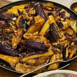 Garlic eggplant