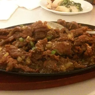 Peppery Beef Sizzling Platter