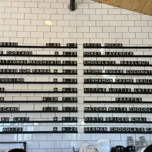 3/2024 - wall drink menu