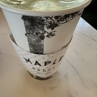 Iced Matcha White Chocolate Latte