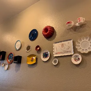 Love the plates on the wall! Checked in on-line and the waitlist was 32-45 minutes. Time was exact and we were seated promptly.