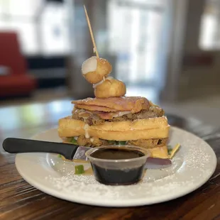 Steak Waffle