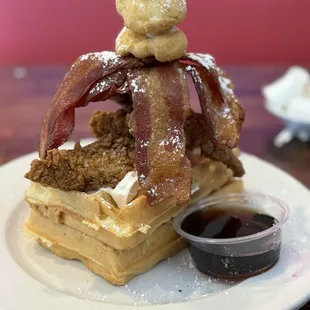 *Chicken, Bacon &amp; Waffles