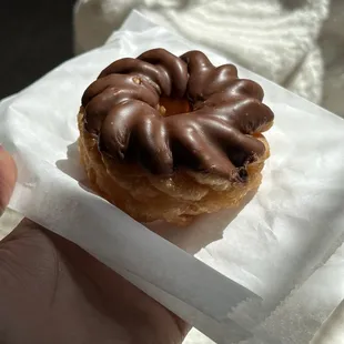 Chocolate French Cruller