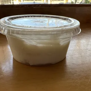 Cream cheese don't know how many oz $3.00 for extra one..