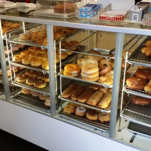 Fresh bagels and donuts