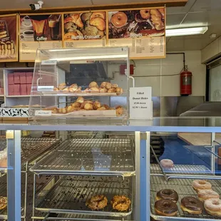 a display of pastries