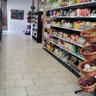 a grocery store with a variety of products