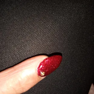 Missed a 1/4 of my nail