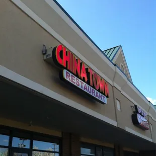 the front of the restaurant