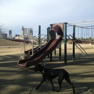 Playground overlooking downtown!