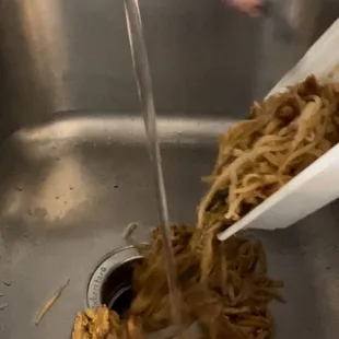 Chicken Pad Thai - No flavor, no taste, awful