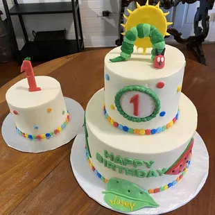 Specialty cakes at the Maple Street Bakery in Abita Springs, La